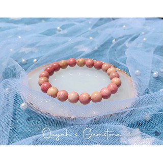 Vòng tay Đá Hoa Hồng 8li - 𝗥𝗢𝗦𝗘𝗦𝗧𝗢𝗡𝗘 🌸🌸🌸 𝗰𝘂̛̣𝗰 𝗵𝗶𝗲̂́𝗺