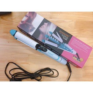 MÁY SHINON 4IN1 : DẬP XÙ, XOĂN LỌN. UỐN CỤP PHỒNG, LÀ DUỖI THẲNG
