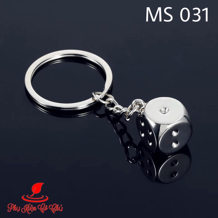 Móc Khóa Xúc Xắc Cao Cấp bằng Kim Loại- MS031