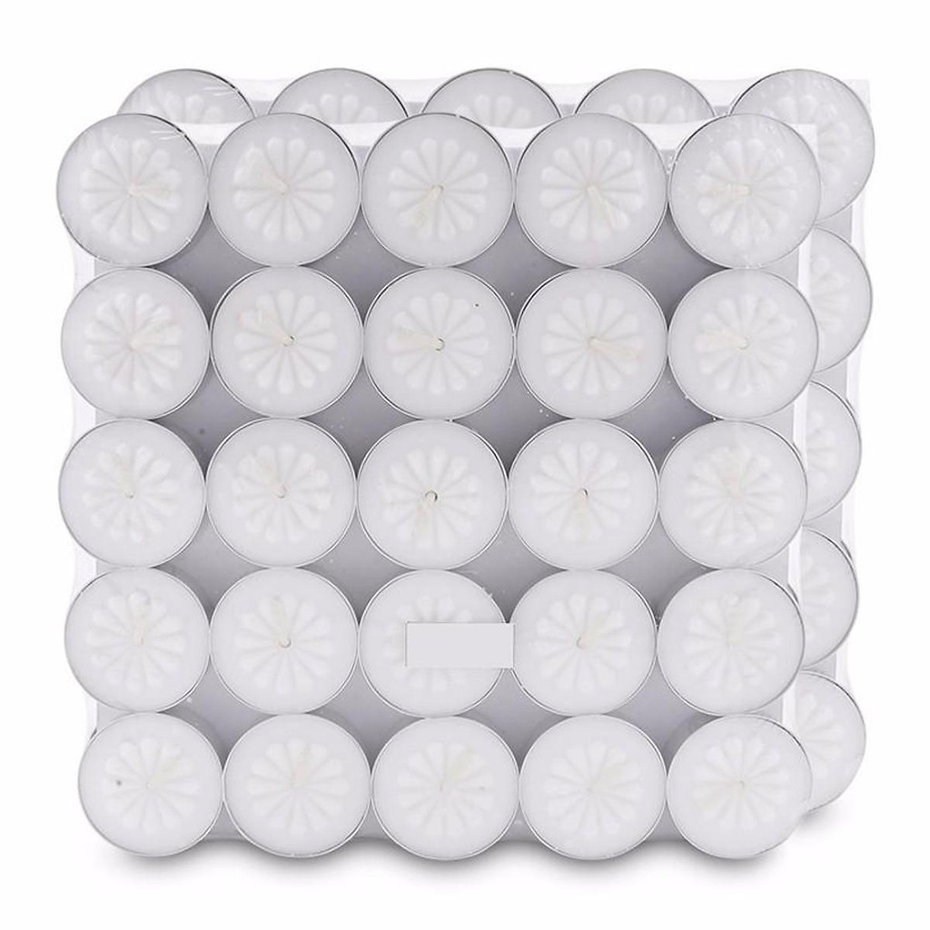 25 nến tách không khói tealight bông mai