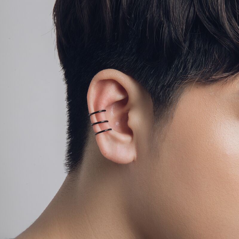 Khuyên kẹp vành tai Triple Helix (giá 1 chiếc)