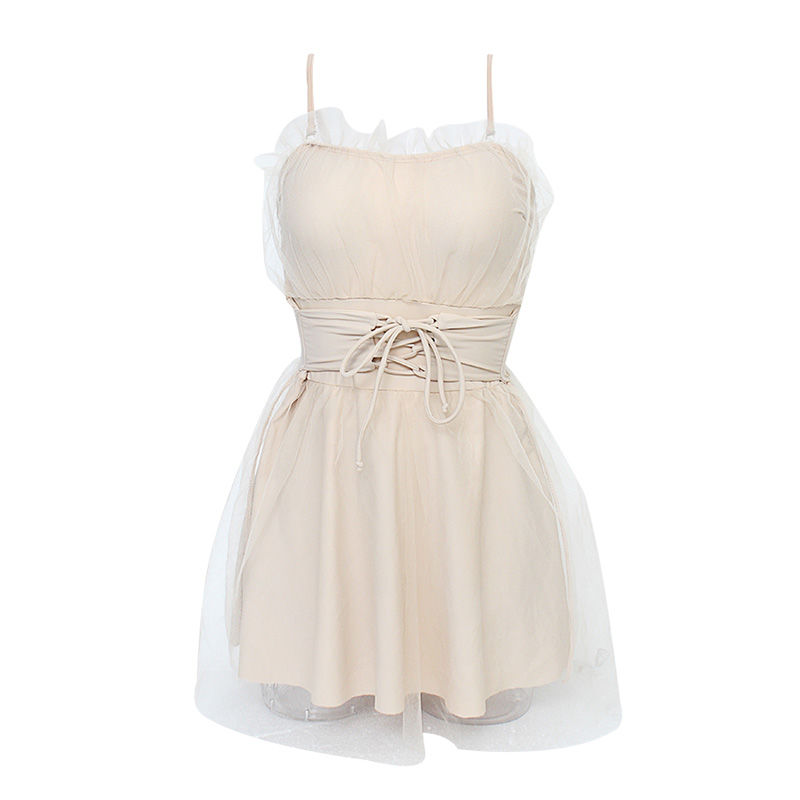 Đồ Bơi Nữ Một Mảnh Phối Bèo Lá Sen Thời Trang Mùa Xuân 2021 | BigBuy360 - bigbuy360.vn