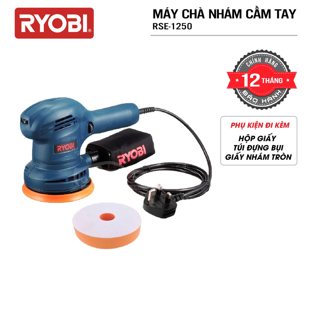 Máy chà nhám cầm tay RYOBI (KYOCERA) - RSE-1250