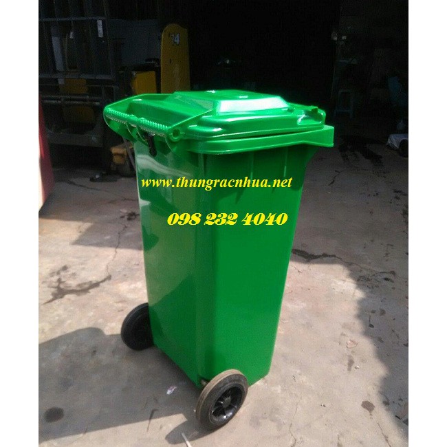 Thùng rác nhựa 240 lít 72 x 57.5 x H107 cm