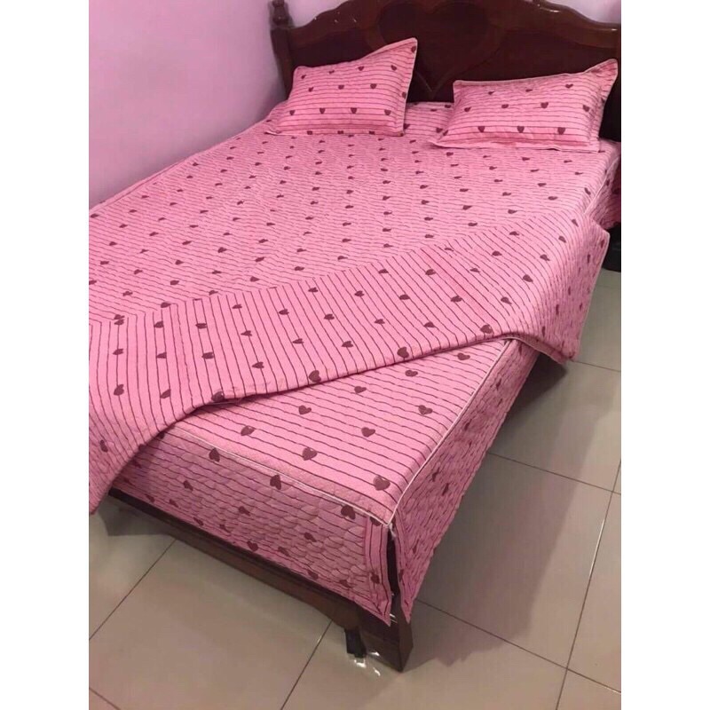 Bộ chăn ga gối 5 món ga phủ trần bông , chăn trần lồng đươc ruột, chăn hè trần đủ các kích thước từ 1M6 đến 2M2