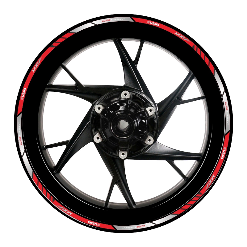 16PCS New 17/18 Inch Motorcycle Reflective Rim Wheel Decals Motors Wheel Hub Stickers for YAMAHA
