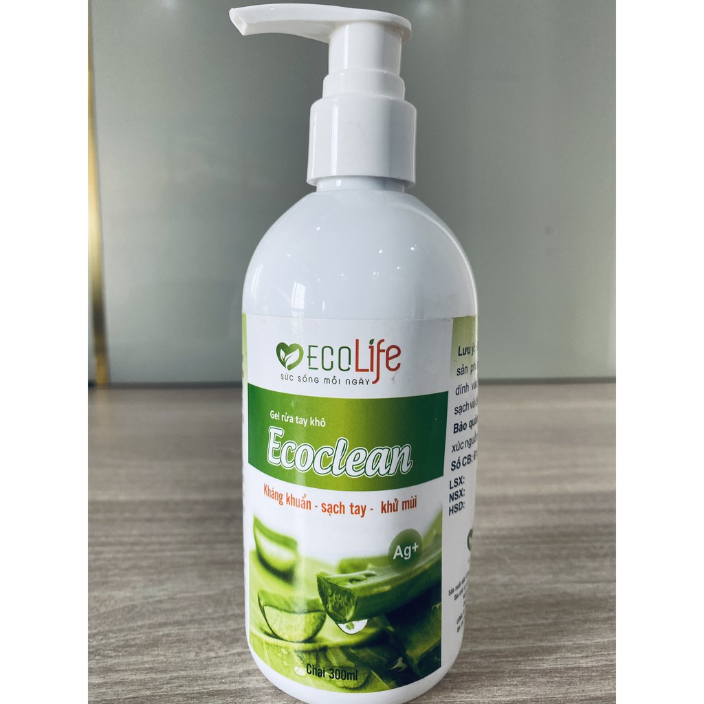 Dung dịch sát khuẩn tay nhanh Ecoclean 300ml- Ecolife thumbnail