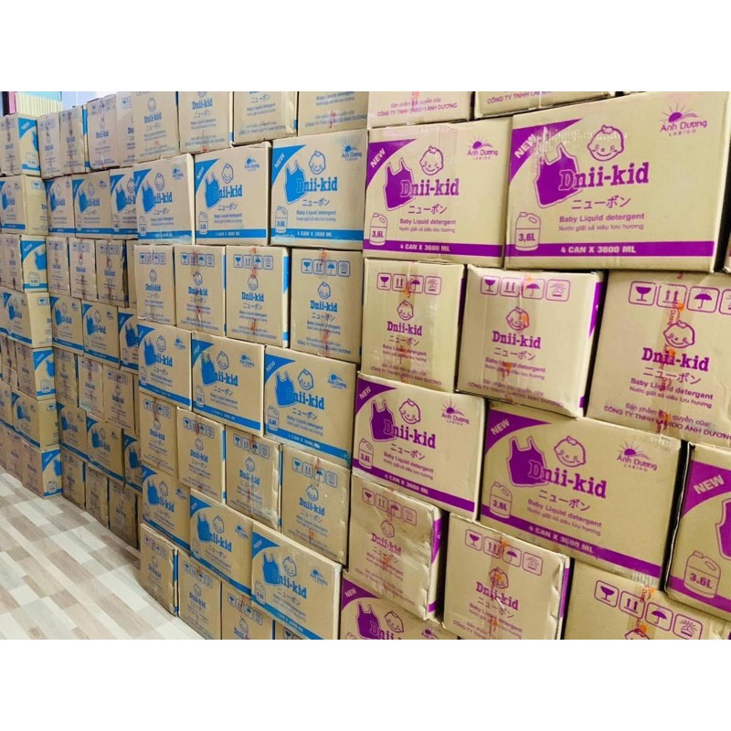 Nước giặt xả Dnii Kid Ánh Dương Siêu Lưu Hương 3,6l