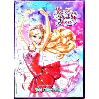 Sách - ghép hình đôi giày hồng