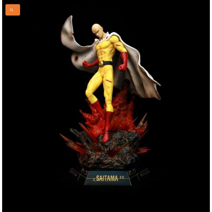 (Hết hàng) Mô hình Saitama chiến đấu lửa one punch man chất lượng cao 43cm