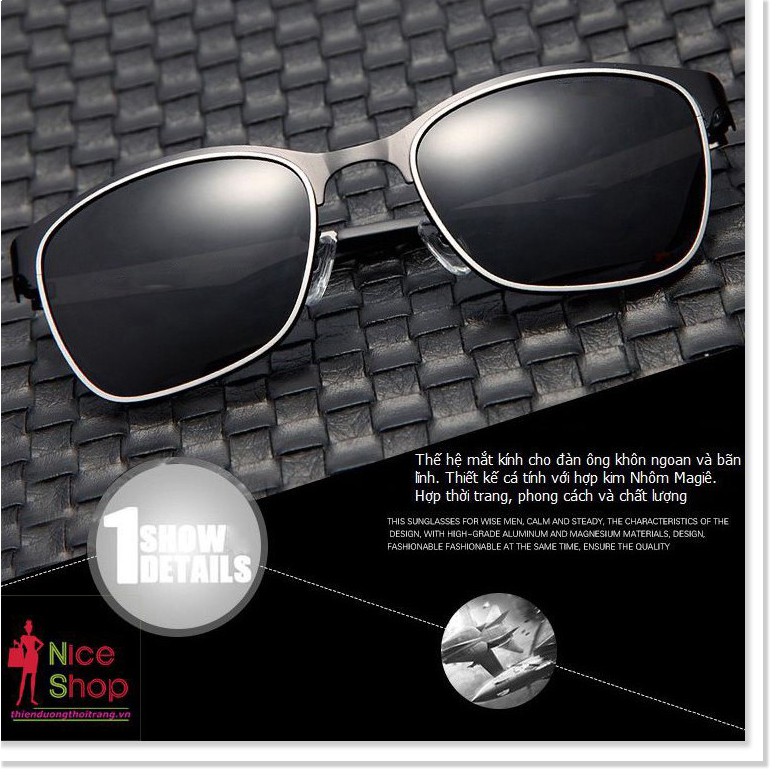 Mắt kính mát thời trang cao cấp viền màu sang trong | BigBuy360 - bigbuy360.vn