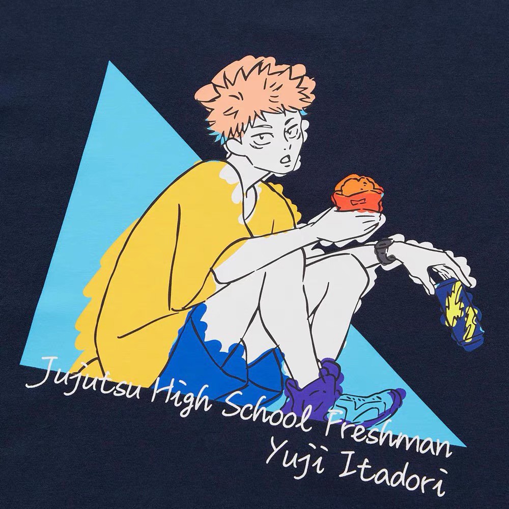 Áo thun cổ tròn tay ngắn in họa tiết trẻ trung cho nam nữ