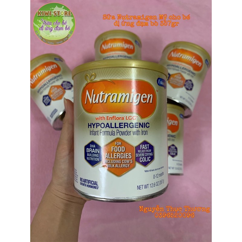 Sữa Nutramigen Mỹ dành cho bé dị ứng đạm bò 357gr