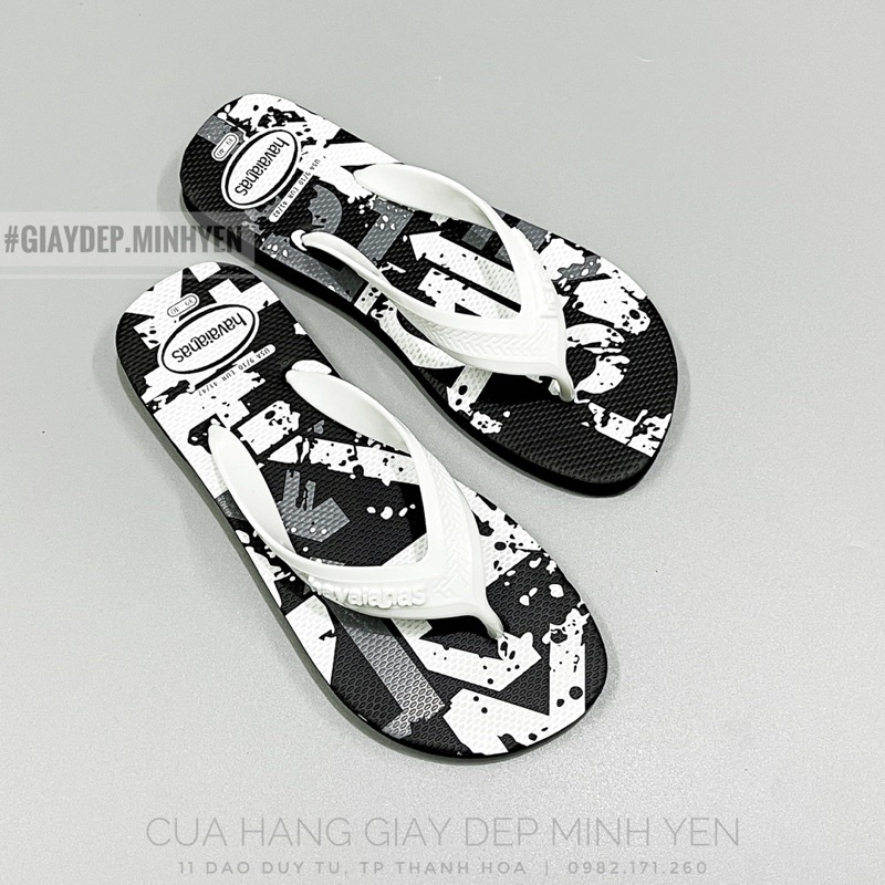 QUAI TO -DÉP XỎ NGÓN NAM HAVAIANAS ĐẾ NẶNG - KẸP NAM CAO SU - TÔNG NAM