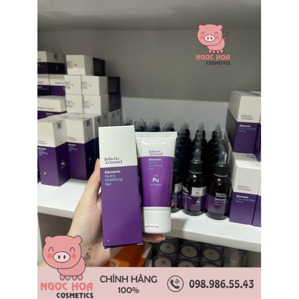 Gel Dưỡng Ẩm Kiềm Dầu Ngừa Giảm Mụn Juliette Armand Hydra Matifying Gel Cho Da Dầu, Mụn, Hỗn Hợp