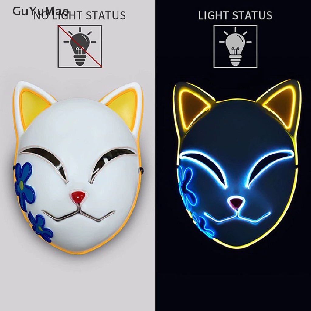 Mặt Nạ Dây Đèn LED Hóa Trang Halloween