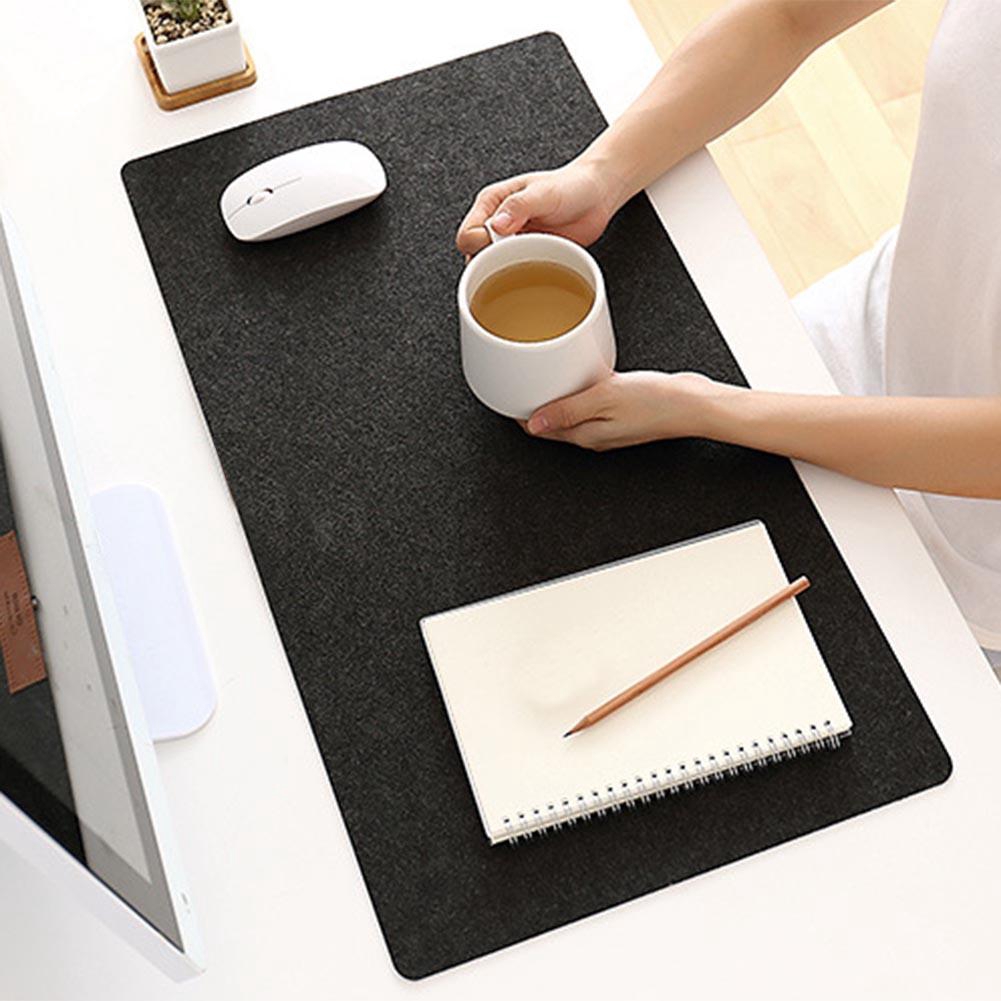 [rememberme]Gowind7 Simple Felt Cloth Mousepad Laptop Cushion Keyboard Pad Office Desk Supplies