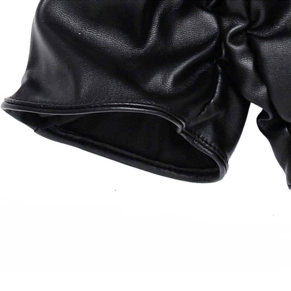 DYRUIDOJ Đôi Găng Tay Da PU Hở Ngón Thời Trang Vintage Cho Nữ