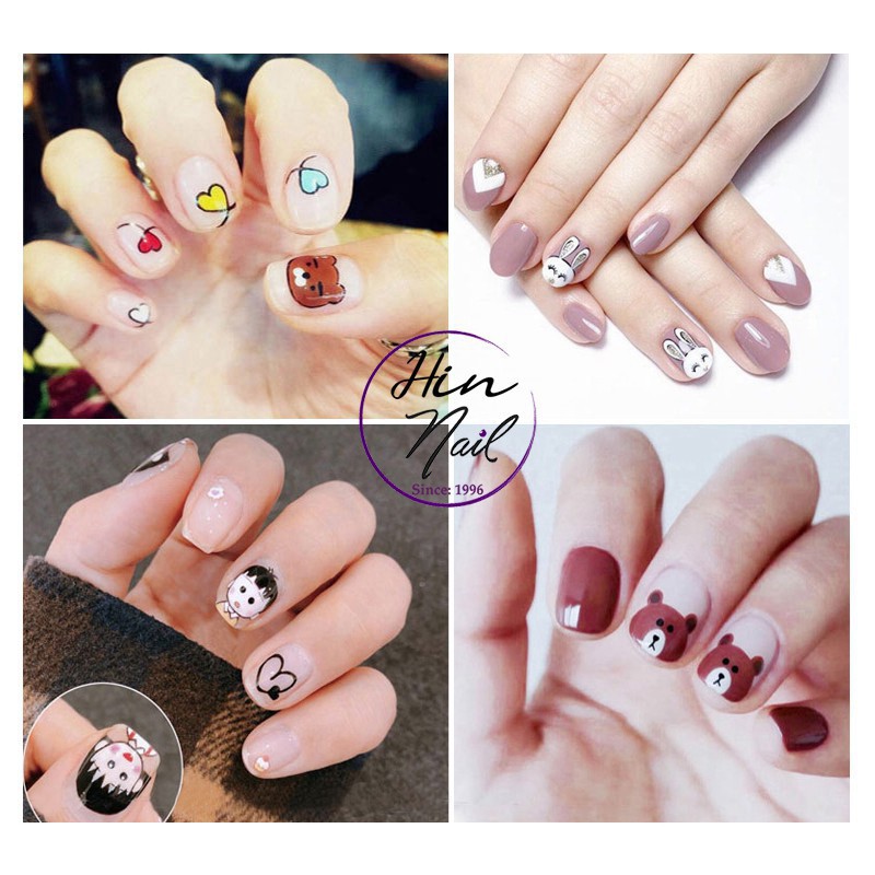 QN0094 TYĐS Sticker dán móng tay làm nail hoạt hình ngộ nghĩnh siêu cute 25