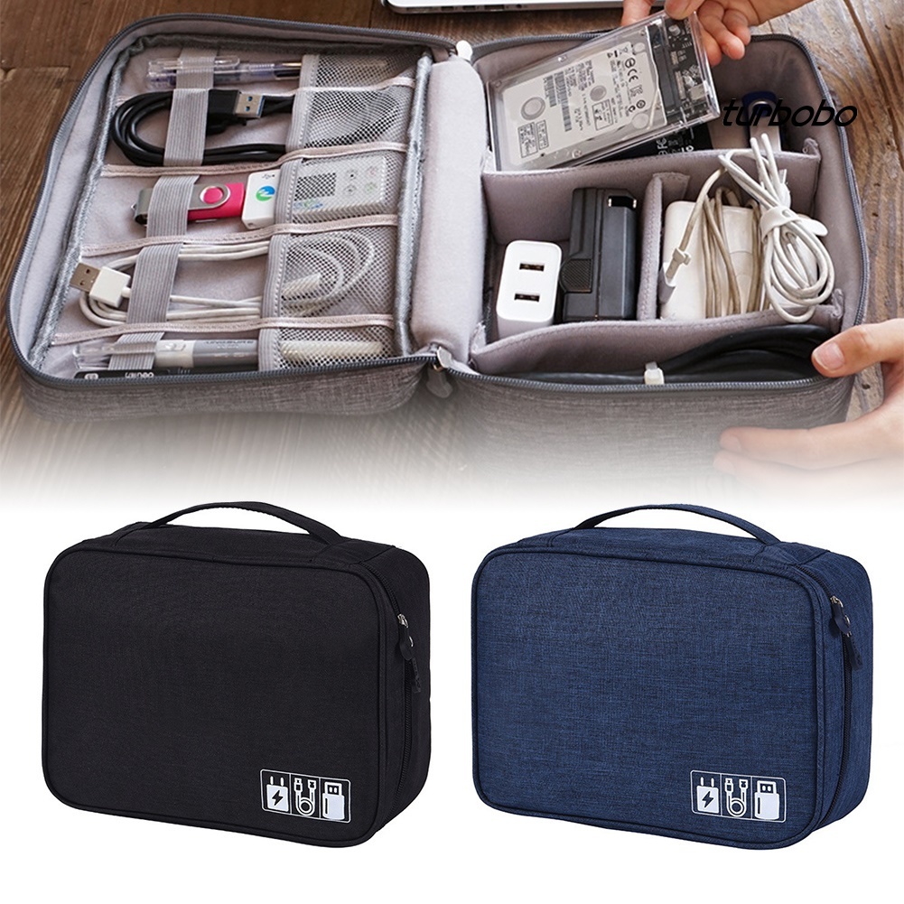 Túi Đựng Phụ Kiện Điện Tử Turbobo Chống Thấm Nước Tiện Dụng