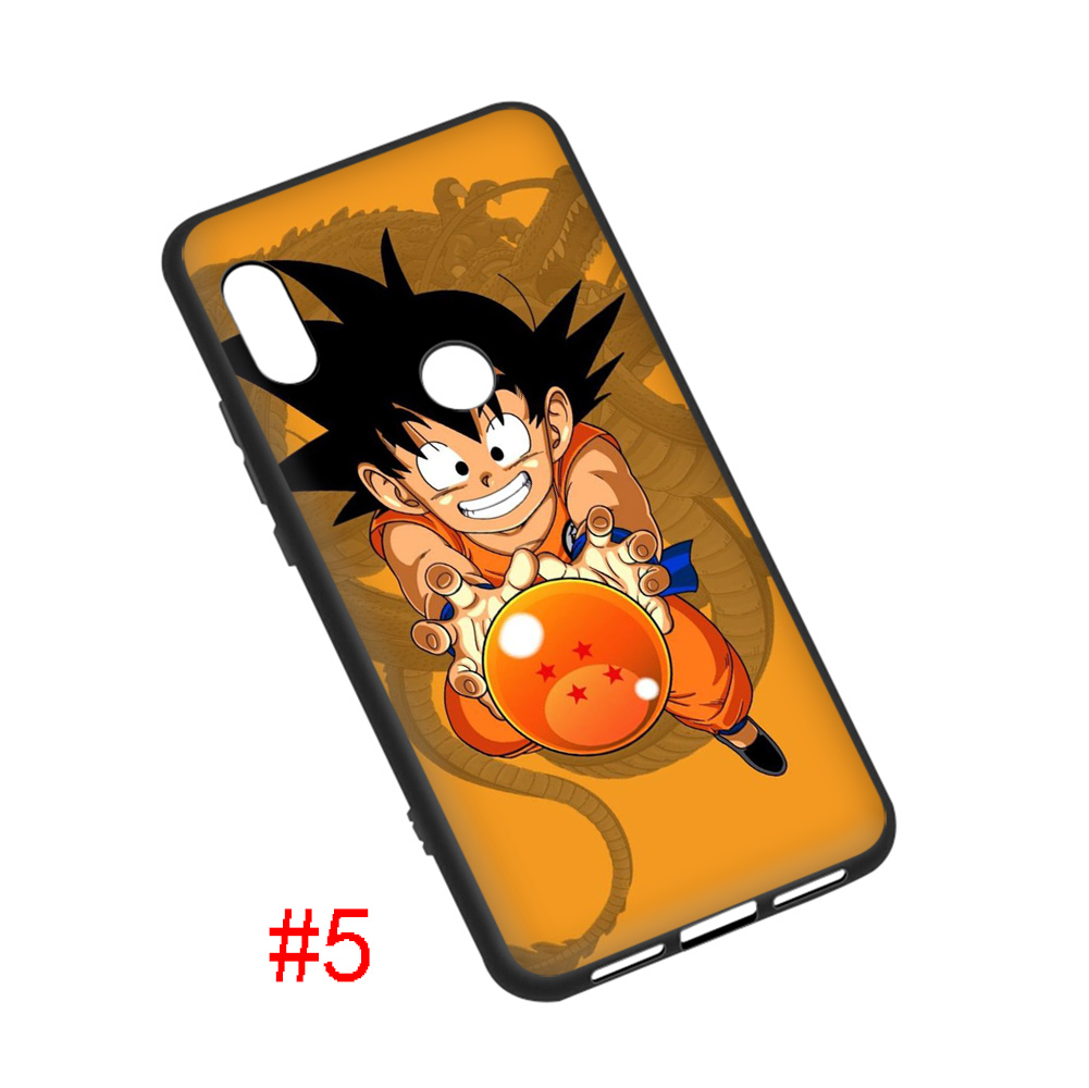 Ốp Lưng Silicone In Hình Dragon Ball Cho Xiaomi Mi 6 8 9 10 11 F1 A1 5x A2 6x Cc9 Max 3