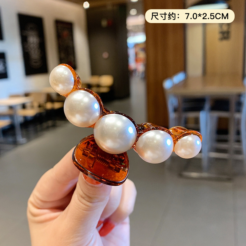 Kẹp tóc đính ngọc trai phong cách Hàn Quốc thời trang sang trọng cho nữ