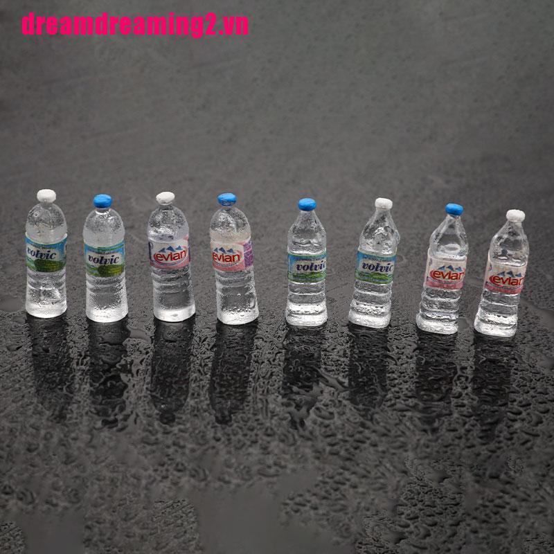 Bộ 2 Bình Nước Khoáng Mini Tỉ Lệ 1: 12 Trang Trí Nhà Búp Bê