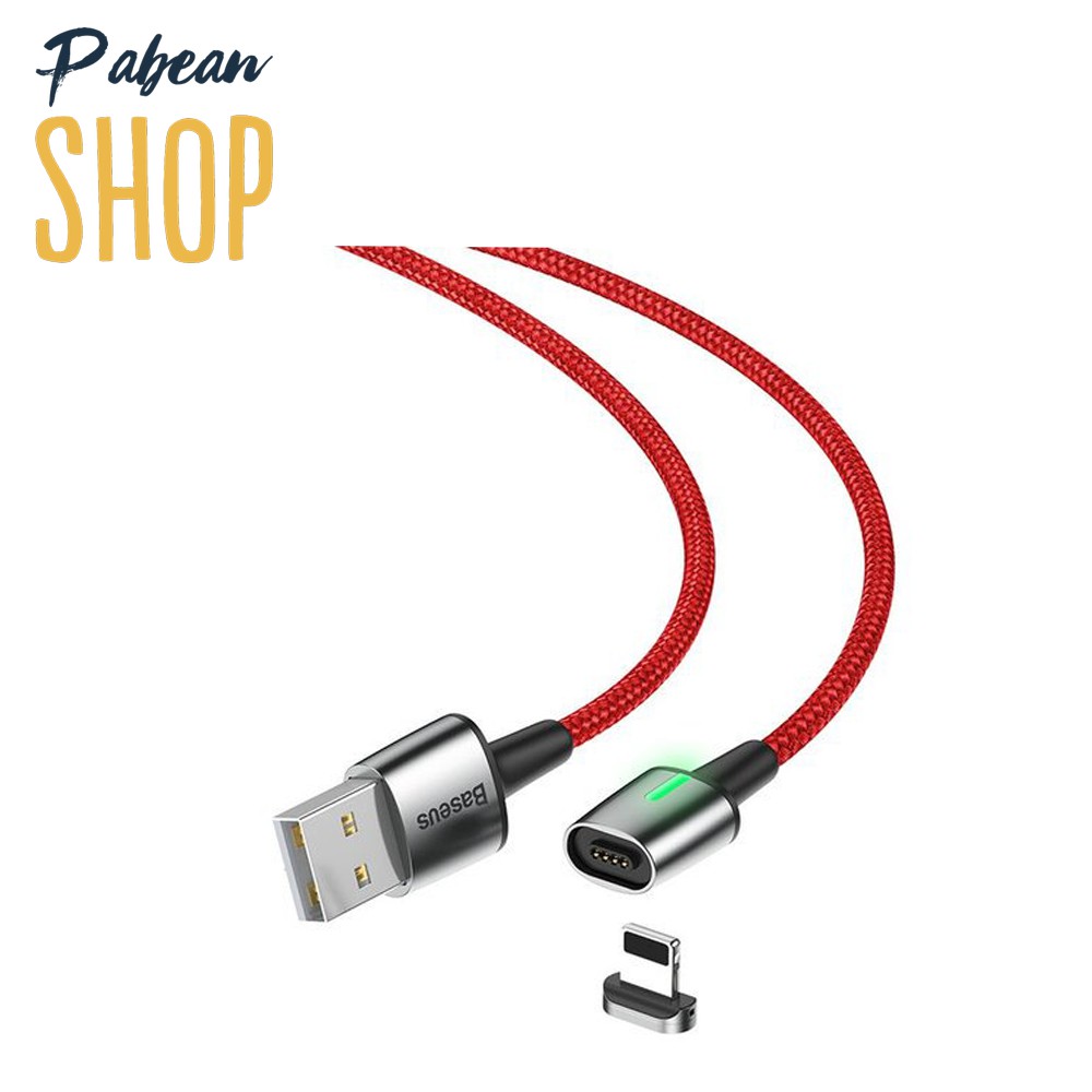 [1M-2M]Cáp sạc hút nam châm CHÍNH HÃNG Baseus,Có đủ 3 loại chân LIGHTNING/MICRO USB/TYPE-C