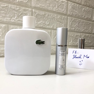 [Ống 10ml] Nước hoa Lacoste White edt (trắng)