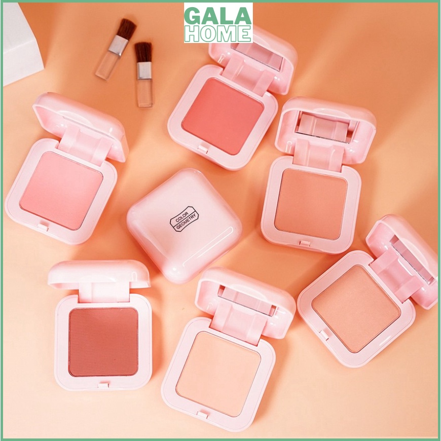 Phân má nội địa trung phấn má hồng đơn sắc tươi tắn hộp có gương tiện dụng GALA HOME