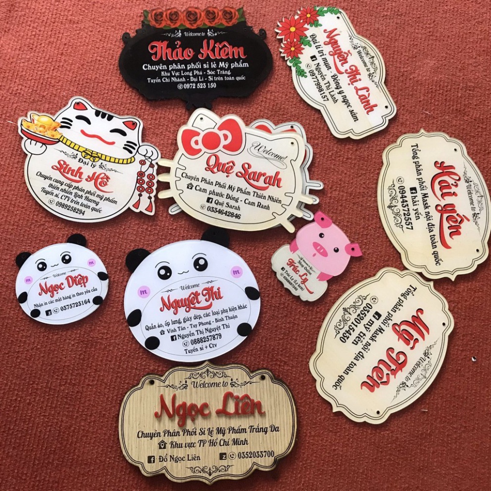 Bảng hiệu treo shop - bảng hiệu bán online - Thiết kế hình chú Khỉ đáng yêu | BigBuy360 - bigbuy360.vn