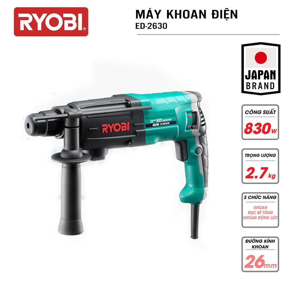 MÁY KHOAN CẦM TAY - ED-2630VR