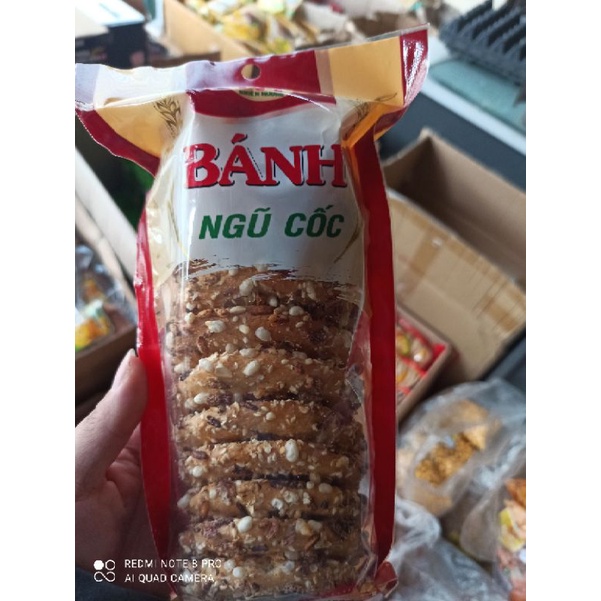 BÁNH vừng vòng thiên hương 2 vị ( ngũ cốc ,trứng mè) gói 12 chiếc