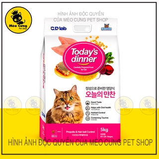 Hạt today's dinner hàn quốc cho mèo mọi lưa tuổi 5kg, thức ăn hạt cho mèo mèocưng pet shop