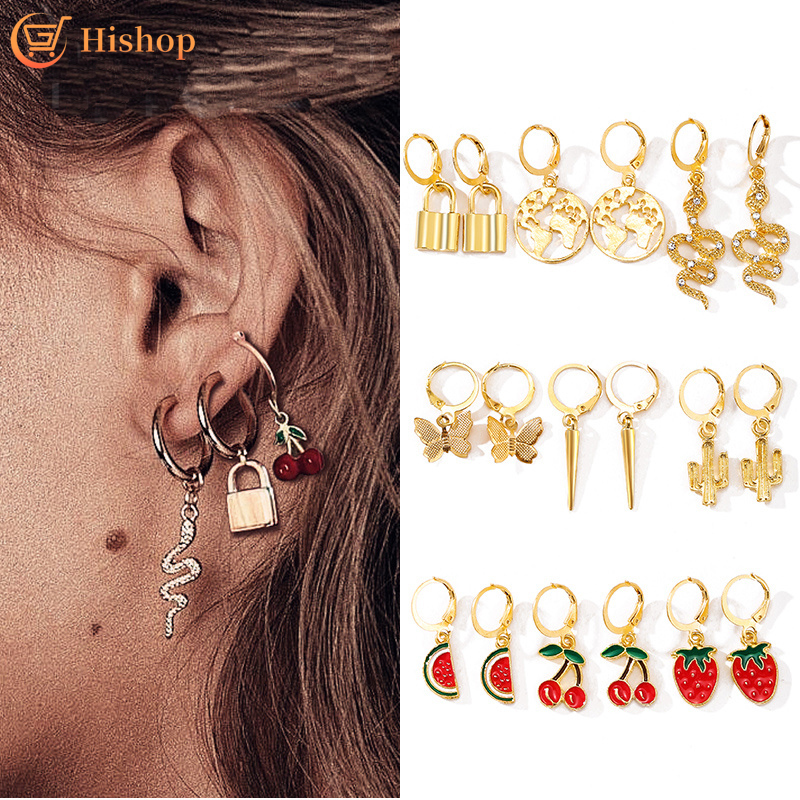 Bộ Khuyên Tai Nữ Trang Tạo Hình Độc Đáo