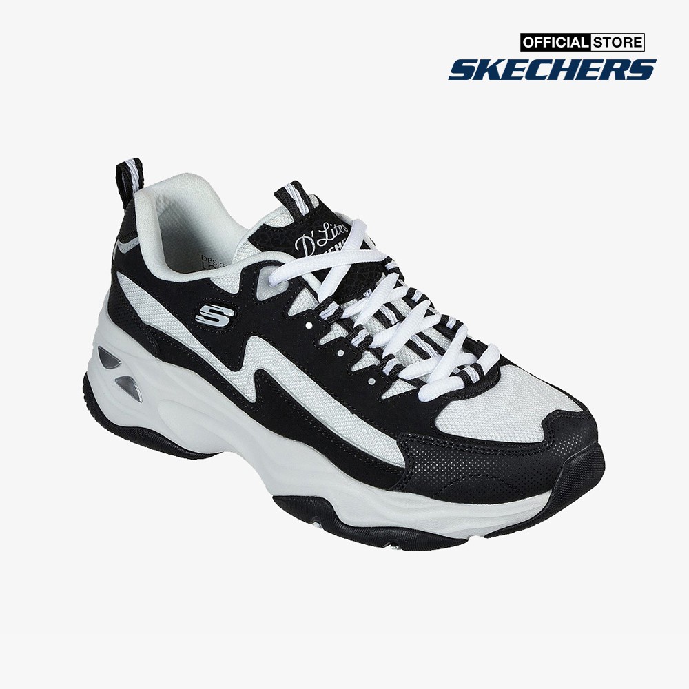 SKECHERS - Giày sneaker nữ DLites 4.0 149491-BKW