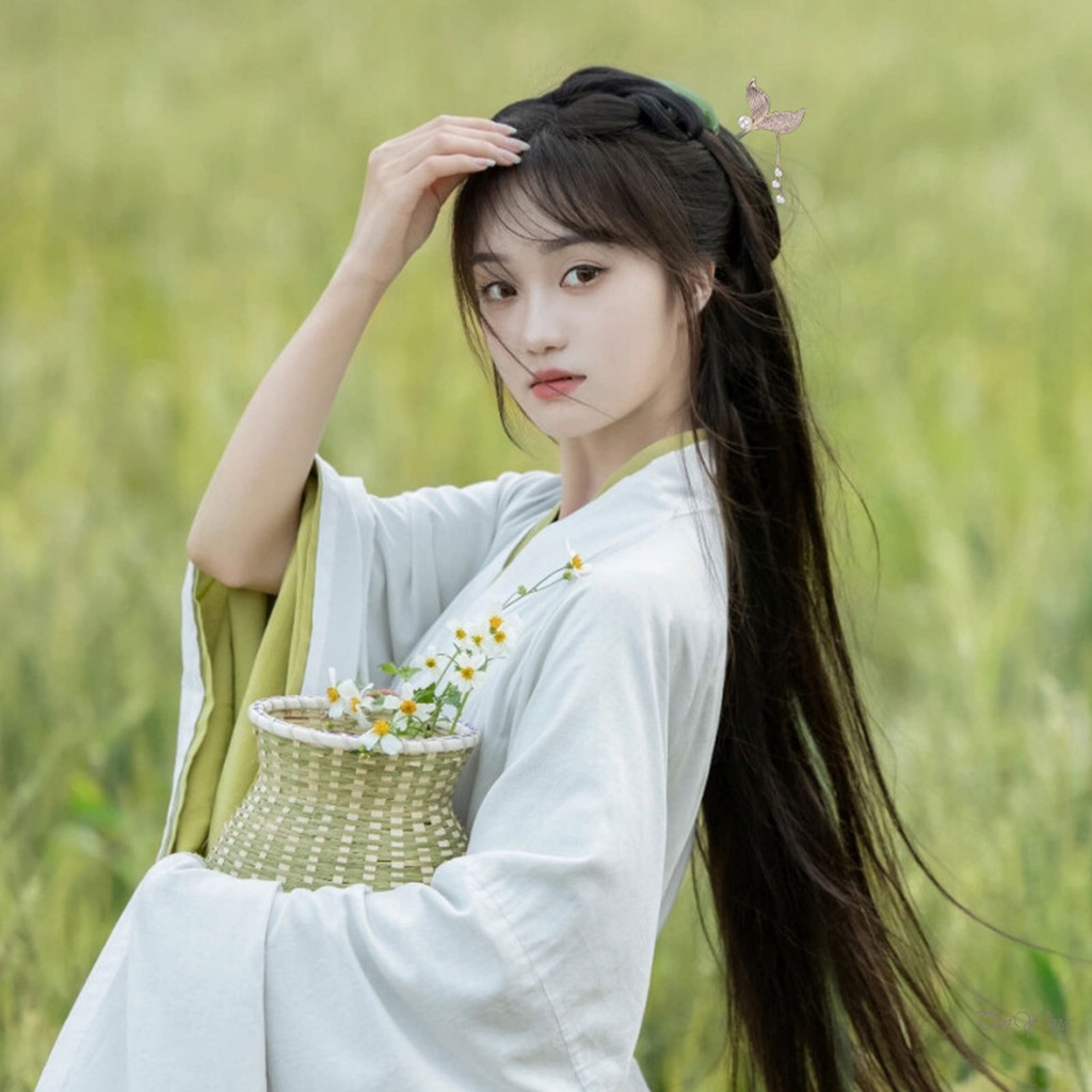 GETNOIVAS Trâm Cài Tóc Đuôi Cá Đính Ngọc Trai Phong Cách Retro Cho Nữ