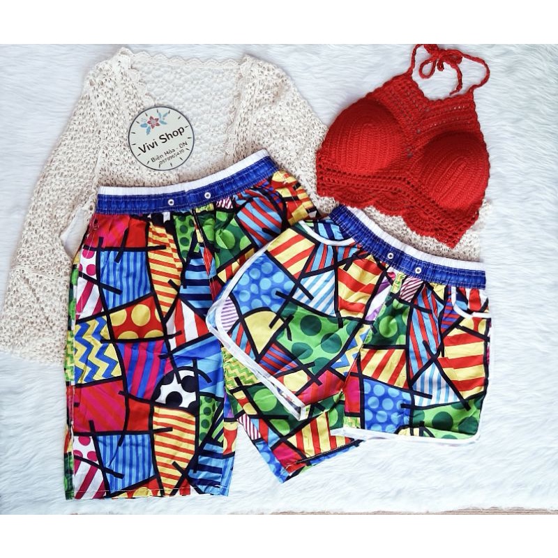 Quần Đôi Đi Biển, Đồ Đôi Đi Biển Nam Nữ, Cặp Quần Họa Tiết (Kèm Ảnh Thật) | BigBuy360 - bigbuy360.vn