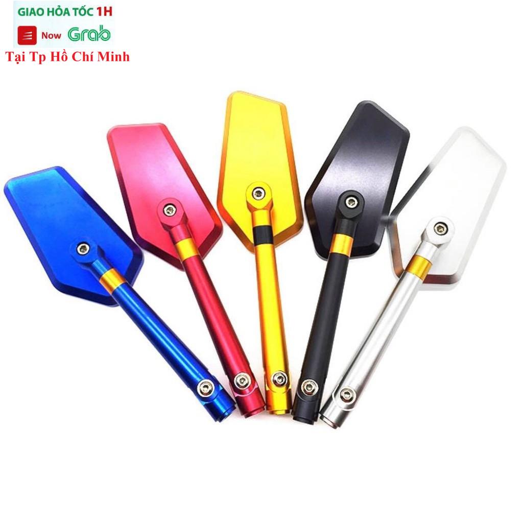 ☁Gương Xe Máy Thời Trang Cao Cấp - Kính Chiếu Hậu Kiểu Rizoma Xéo Cho Honda Ya Su Vario Sh AB Wave Và Các
