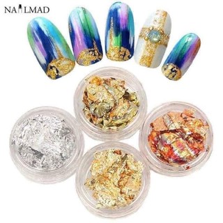 set giấy bạc trang trí nail
