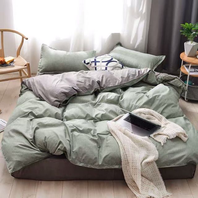 Cotton Poly- Rêu xước ghi