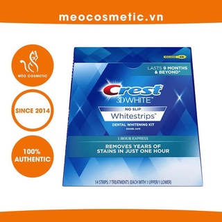 Miếng dán trắng răng Crest 3D White 1-Hour Express