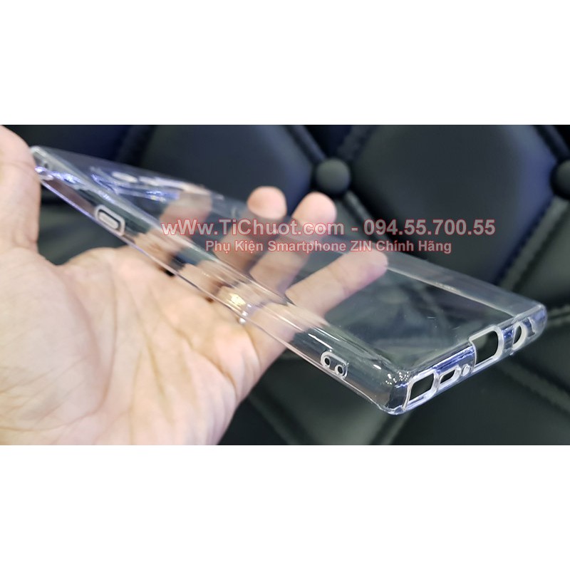 Ốp lưng Samsung Note 8 dẻo trong suốt chống sốc