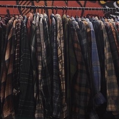 Áo Flannel Sơ Mi Ca Rô 2hand Tay Dài Unisex Nam Nữ Vintage Đẹp Chất Form Rộng To Thời Trang Xịn Đẹp Mẫu 1