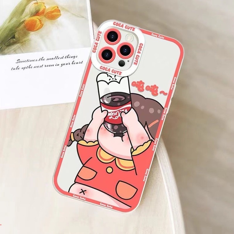 Ốp Điện Thoại Silicon Mềm Trong Suốt Họa Tiết Hoạt Hình Cho Iphone 11 12 13 Pro MAX X XS MAX XR 6 7 8 Plus