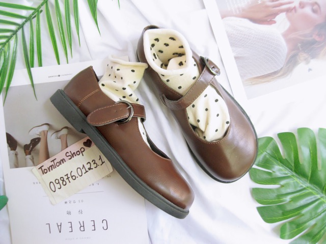 [CÓ SẴN] Giày oxford ulzzang quai ngang mary jane - CÓ CLIP - ảnh thật | BigBuy360 - bigbuy360.vn