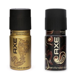 2 chai AXE Xịt Ngăn Mùi Gold và Dark 150ml