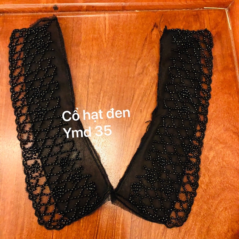 Cổ áo rời cho nữ, lá cổ gắn hạt, bâu áo + cổ thô thêu | BigBuy360 - bigbuy360.vn