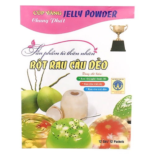 2 Gói Bột Rau Cau Dẻo Chung Phát 10g