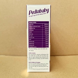 PEDIABABY ĂN NGON NGỦ TỐT BÉ THÔNG MINH